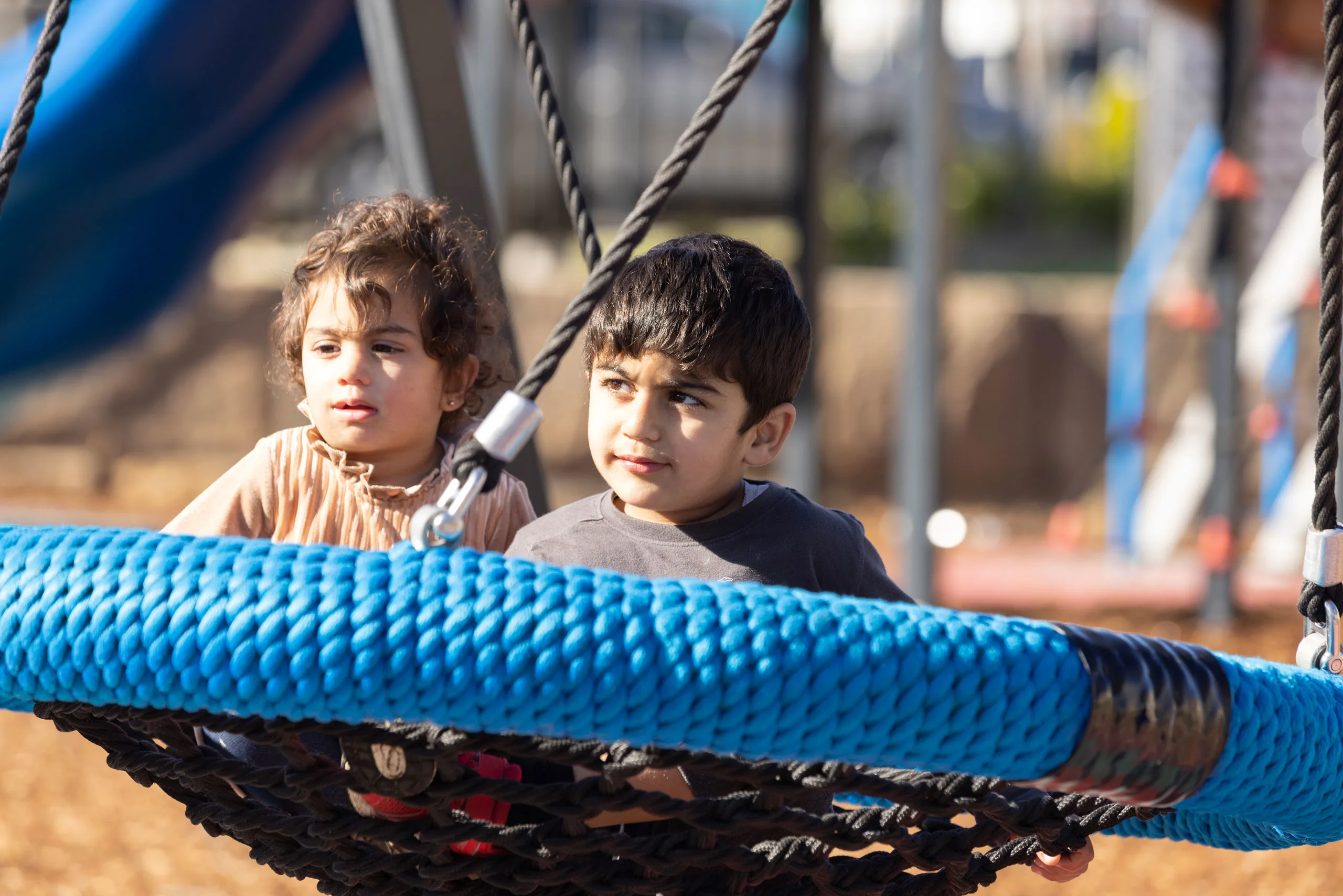 Newbrook Kids playing park