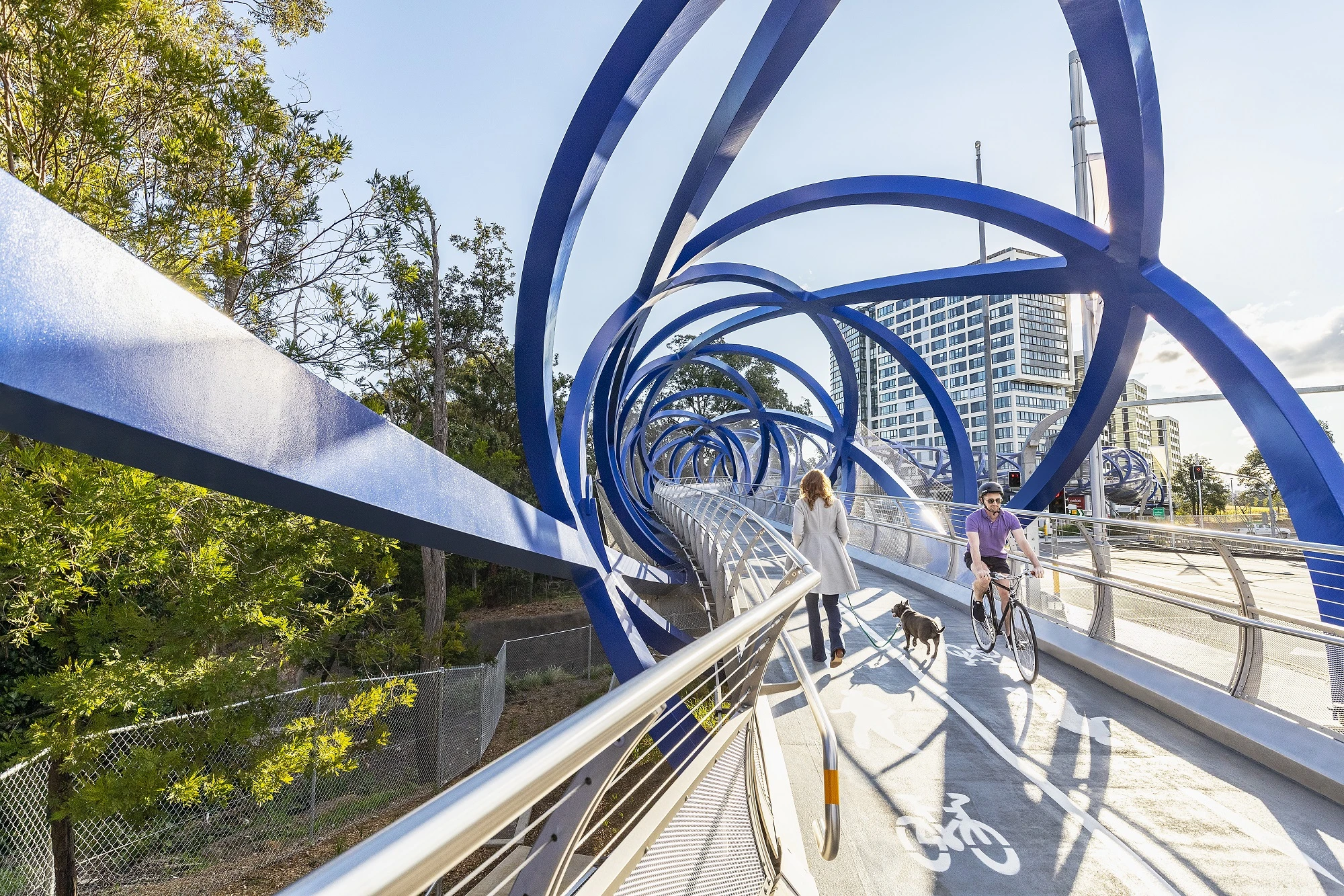 Lachlans Line banner bridge