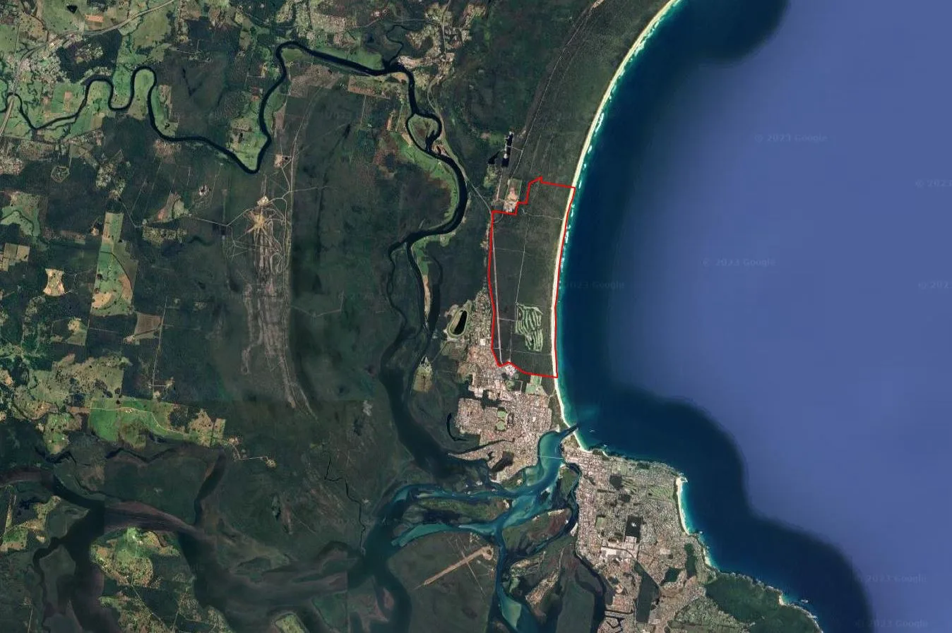 North Tuncurry location