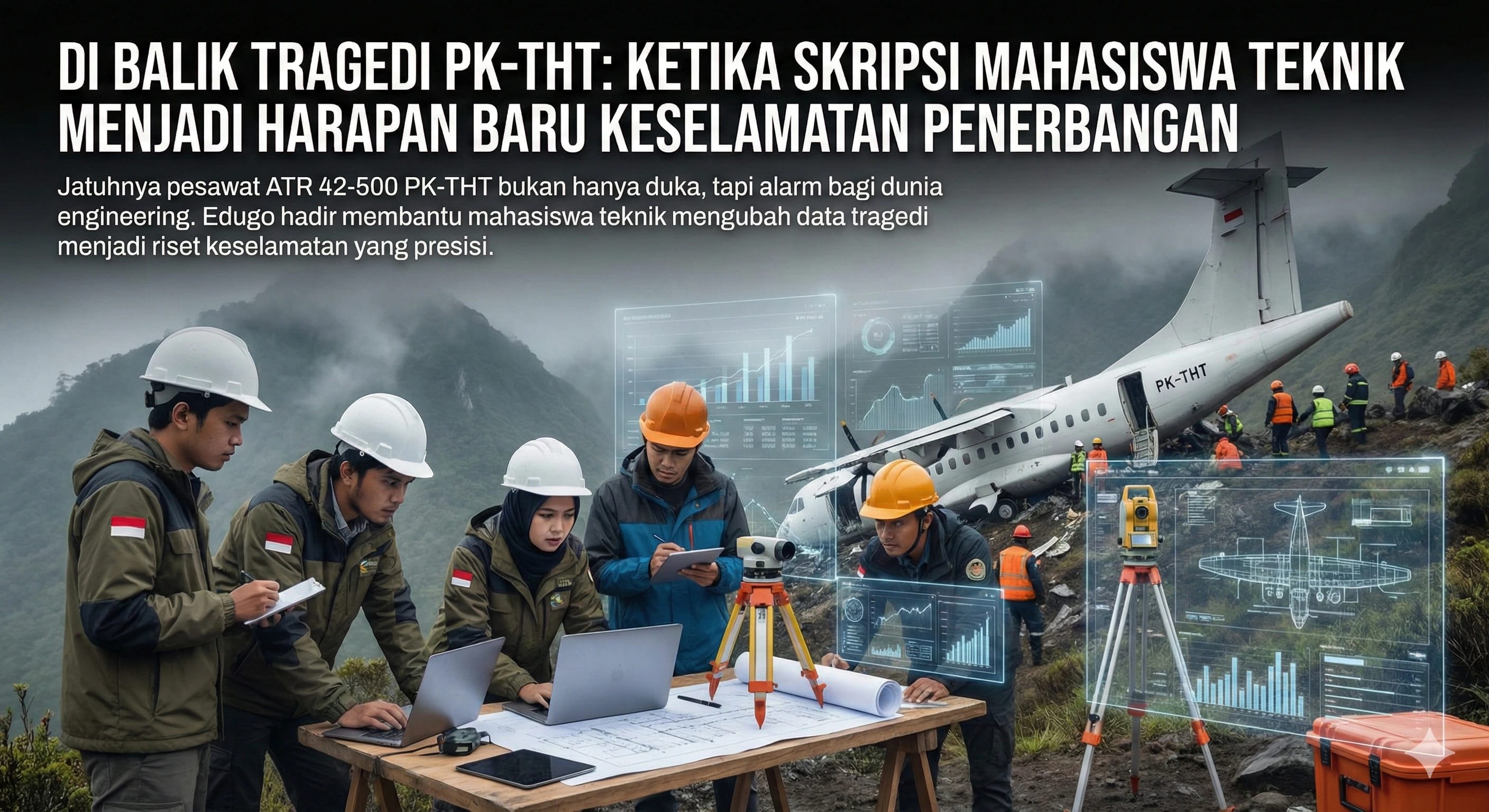 Di Balik Tragedi PK-THT: Ketika Skripsi Mahasiswa Teknik Menjadi Harapan Baru Keselamatan Penerbangan