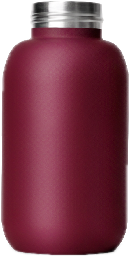 myGEN Flask 16 oz in Burgundy