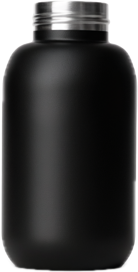 myGEN Flask 16 oz in Matte Black