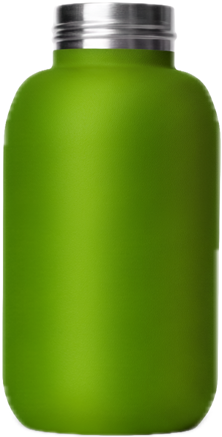 myGEN Flask 16 oz in Lime Green