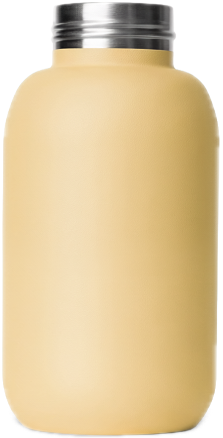 myGEN Flask 16 oz in Citrus Yellow
