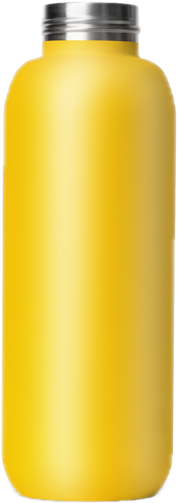 myGEN Flask 25 oz in Mustard Yellow