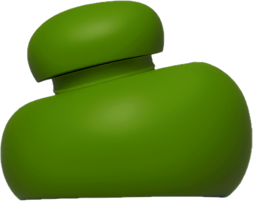 Cloud Lid in Lime Green
