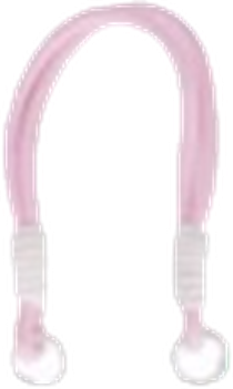 Lanyard in Pink White