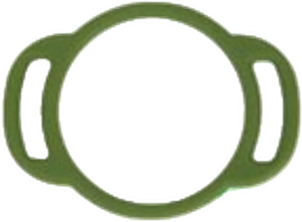 Safety Ring in Lime Green
