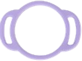 Safety Ring in Taro Purple