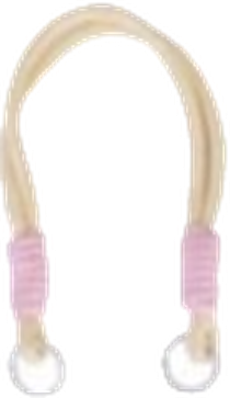 Lanyard in Pink Beige