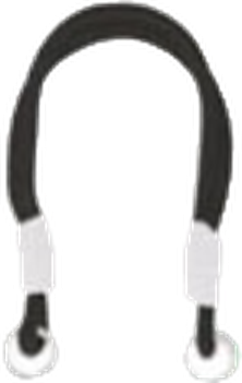 Lanyard in Black And White
