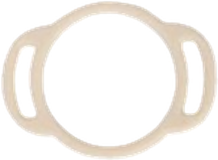 Safety Ring in Cream
