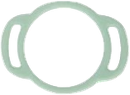Safety Ring in Pastel Mint