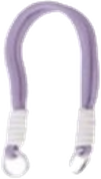 Lanyard in Grey Purple