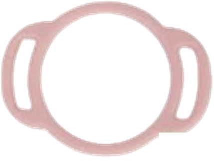 Safety Ring in Blush Pink
