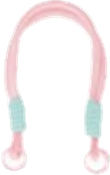 Lanyard in Pink Mint