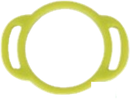 Safety Ring in Lemon Lime