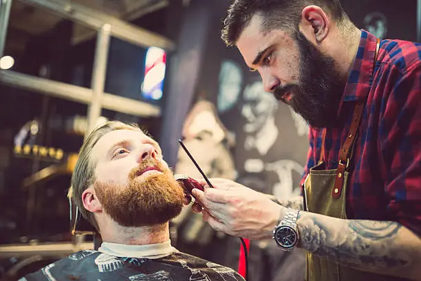 Beard Color with Product