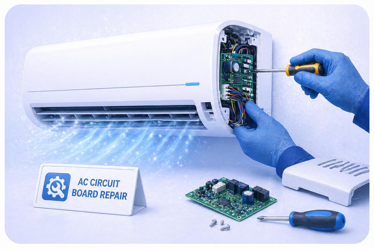 AC PCB Repair (circuit board fixing)