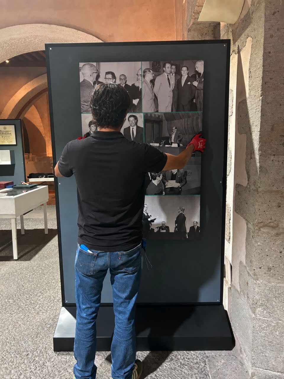Distribución de obra en sitio para recorrido expositivo PROMAX