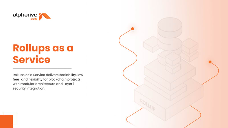 Rollups as a Service for Scalable Blockchain Solutions