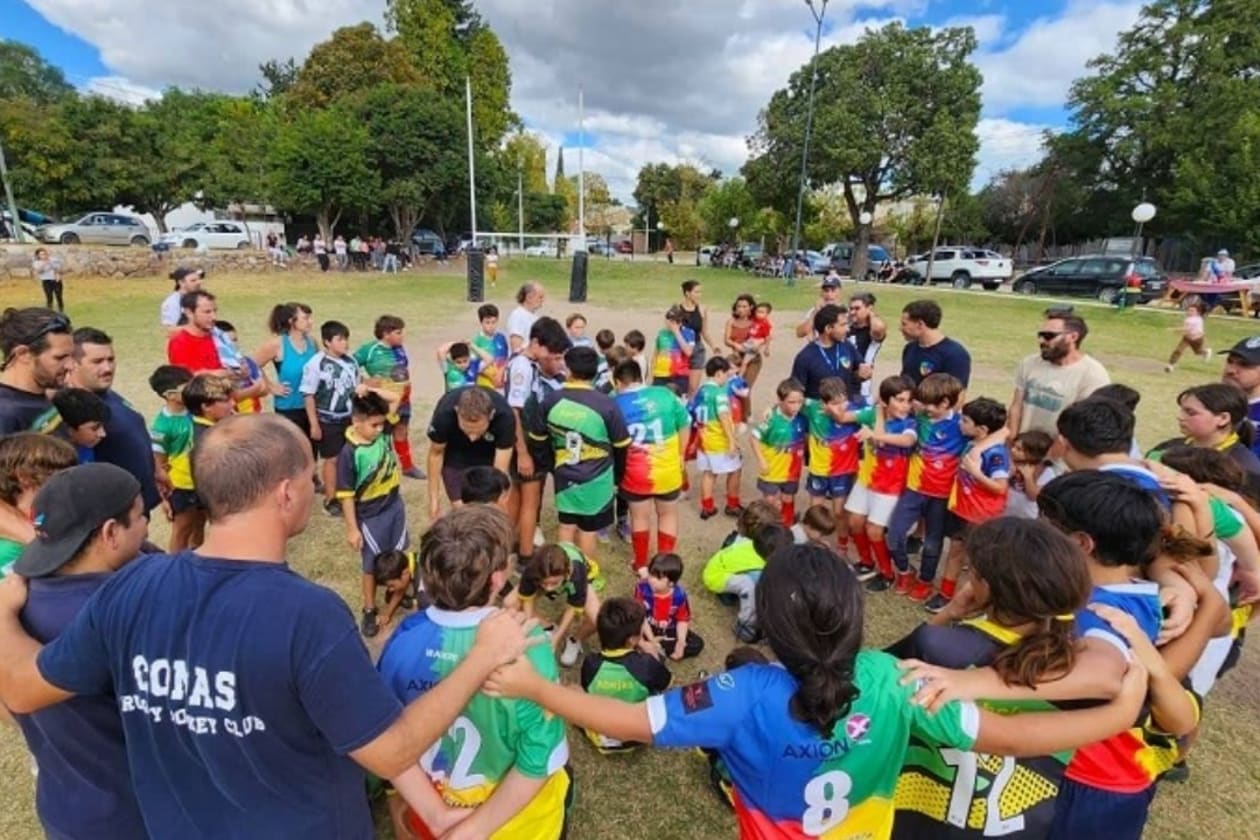Capilla del Monte celebra el éxito del Encuentro de Rugby Infantil
