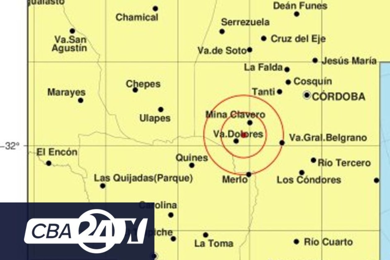 Sismo de 3.2 sacudió las sierras de Córdoba sin causar daños