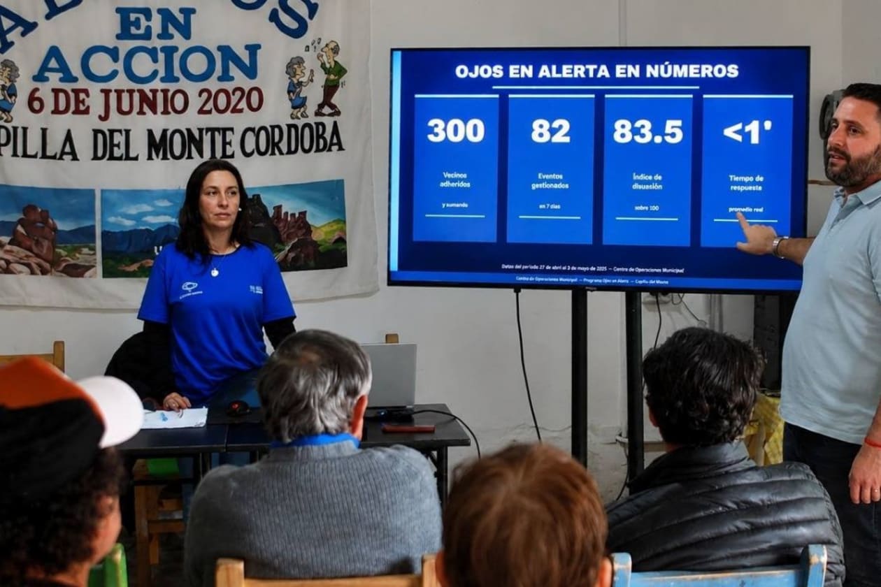 Capilla del Monte refuerza la seguridad con 'Ojos en Alerta'