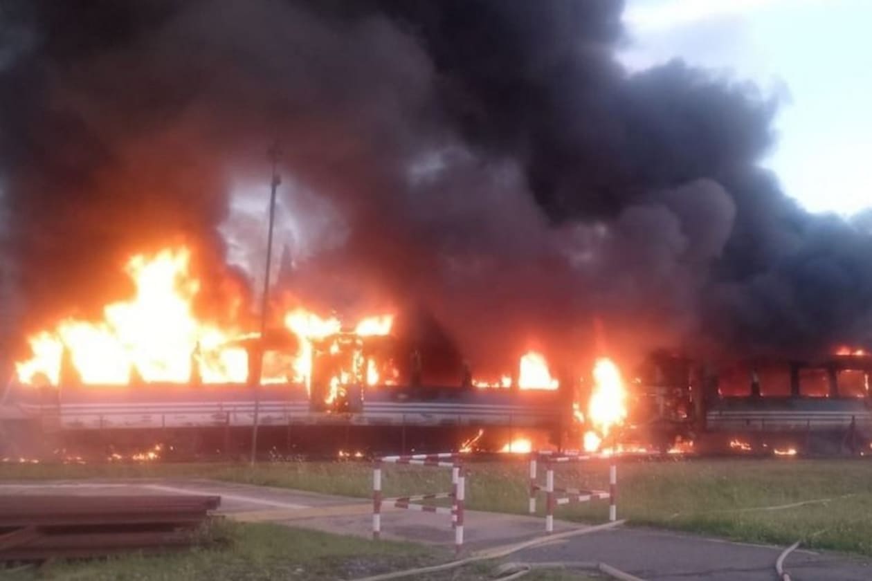 Video: se incendió el Tren de las Sierras:, varios pasajeros afectados por inhalación de humo