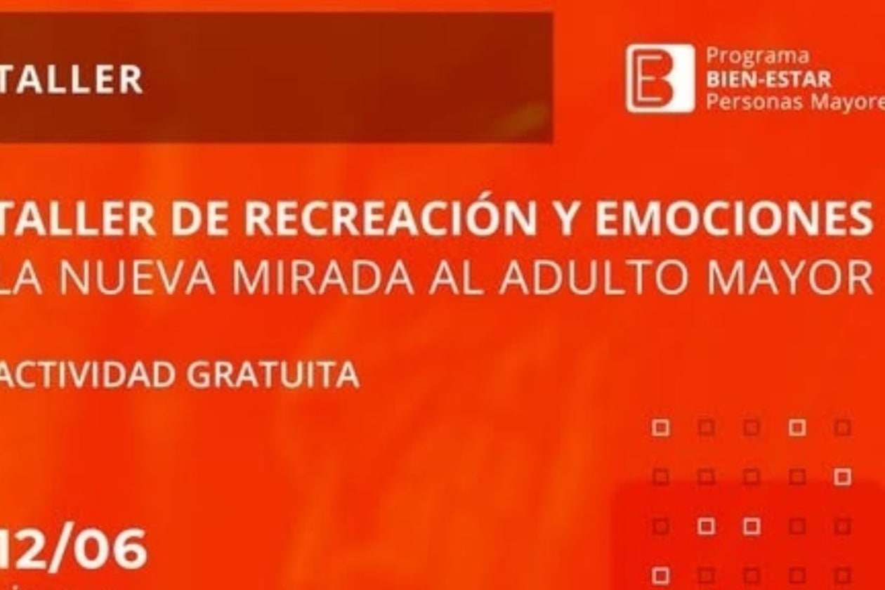 Taller de gestión emocional para adultos mayores en Capilla del Monte