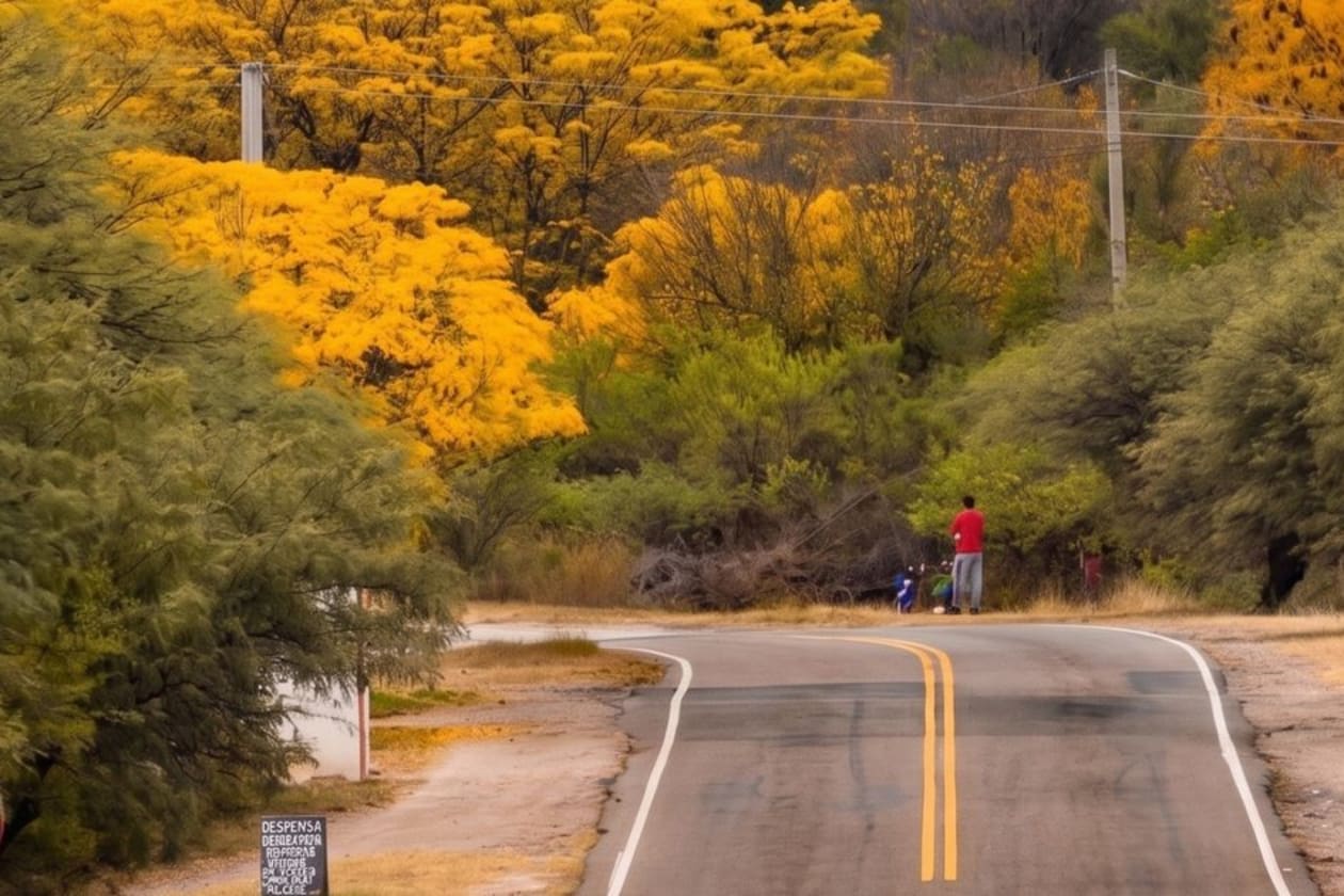El otoño se despide con cielos grises en las sierras de Córdoba