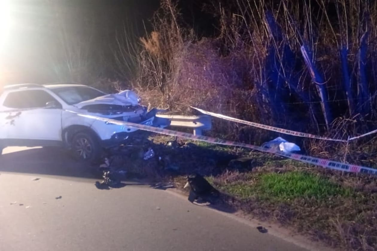 Trágico accidente en Ruta 38: un motociclista falleció tras choque con camioneta
