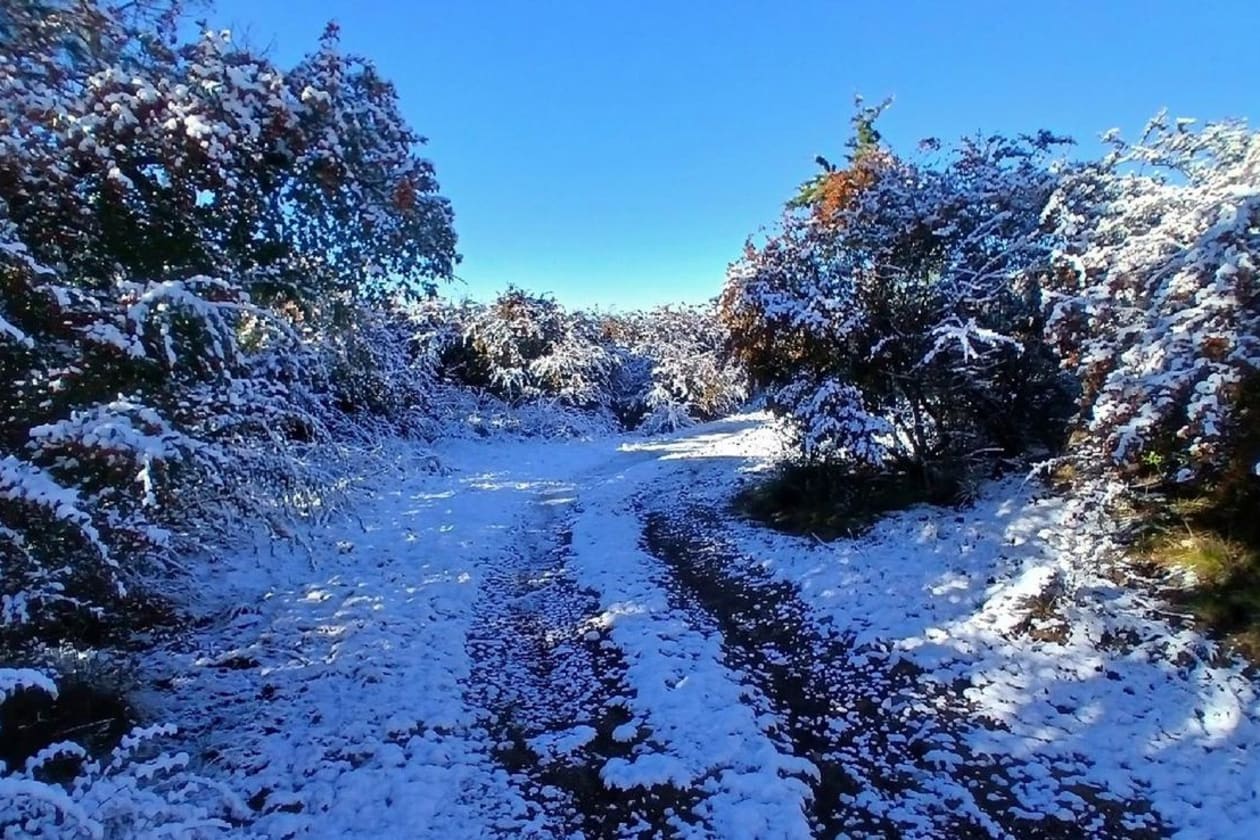Nevadas en las Sierras de Córdoba: un paisaje invernal impresionante