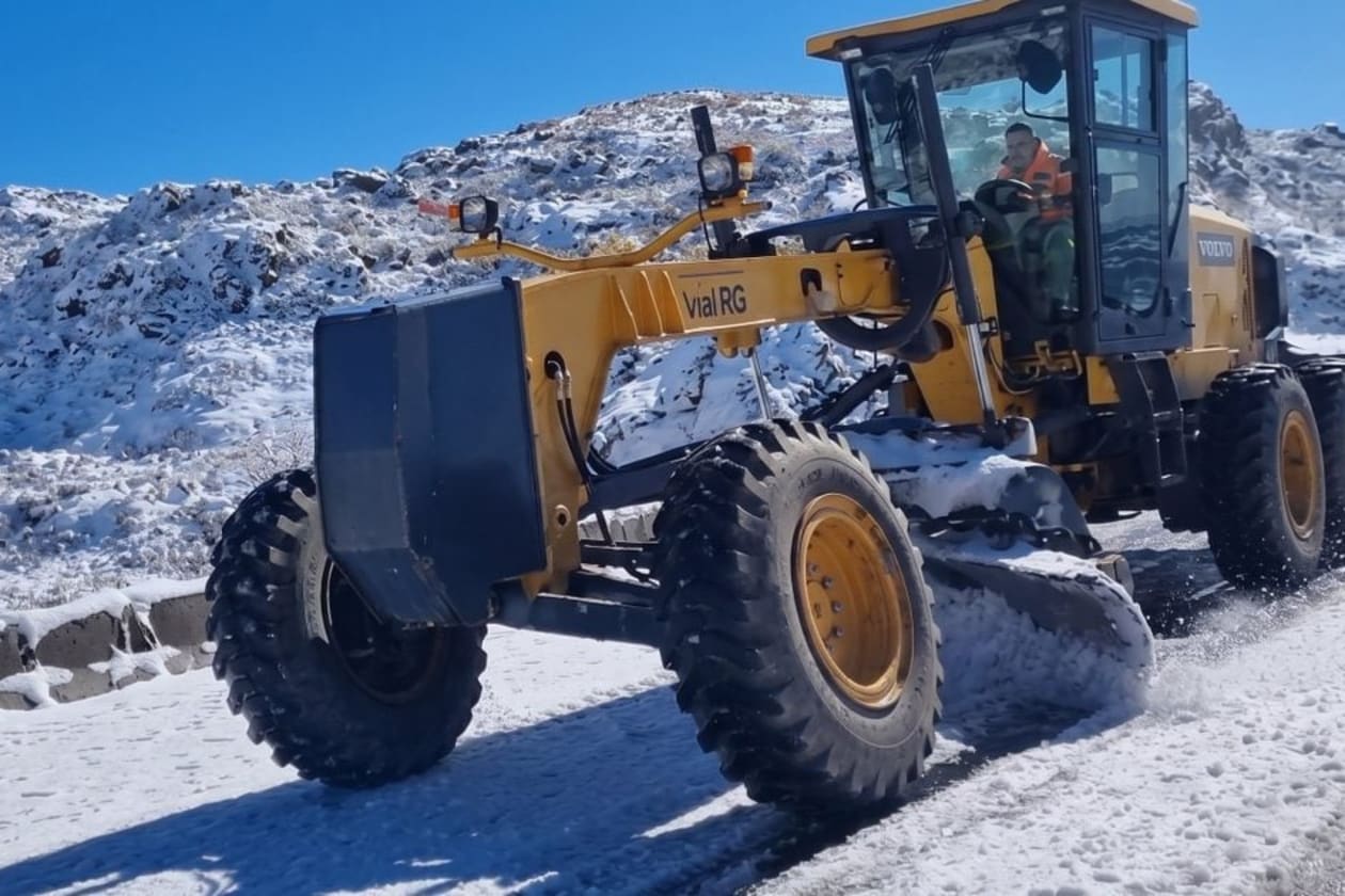 Reabren el Camino de las Altas Cumbres tras intensas nevadas