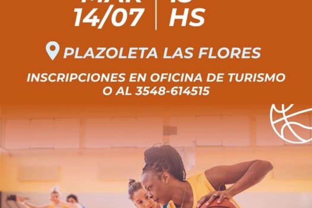 Capilla del Monte celebra el básquet con un torneo 3 vs. 3
