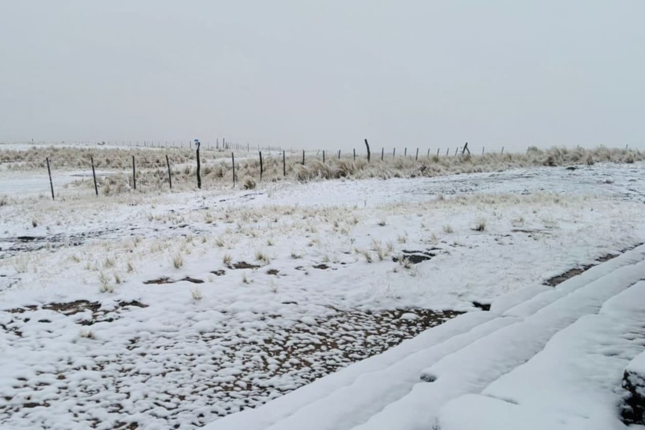 Nieve y frío polar regresan a las sierras de Córdoba