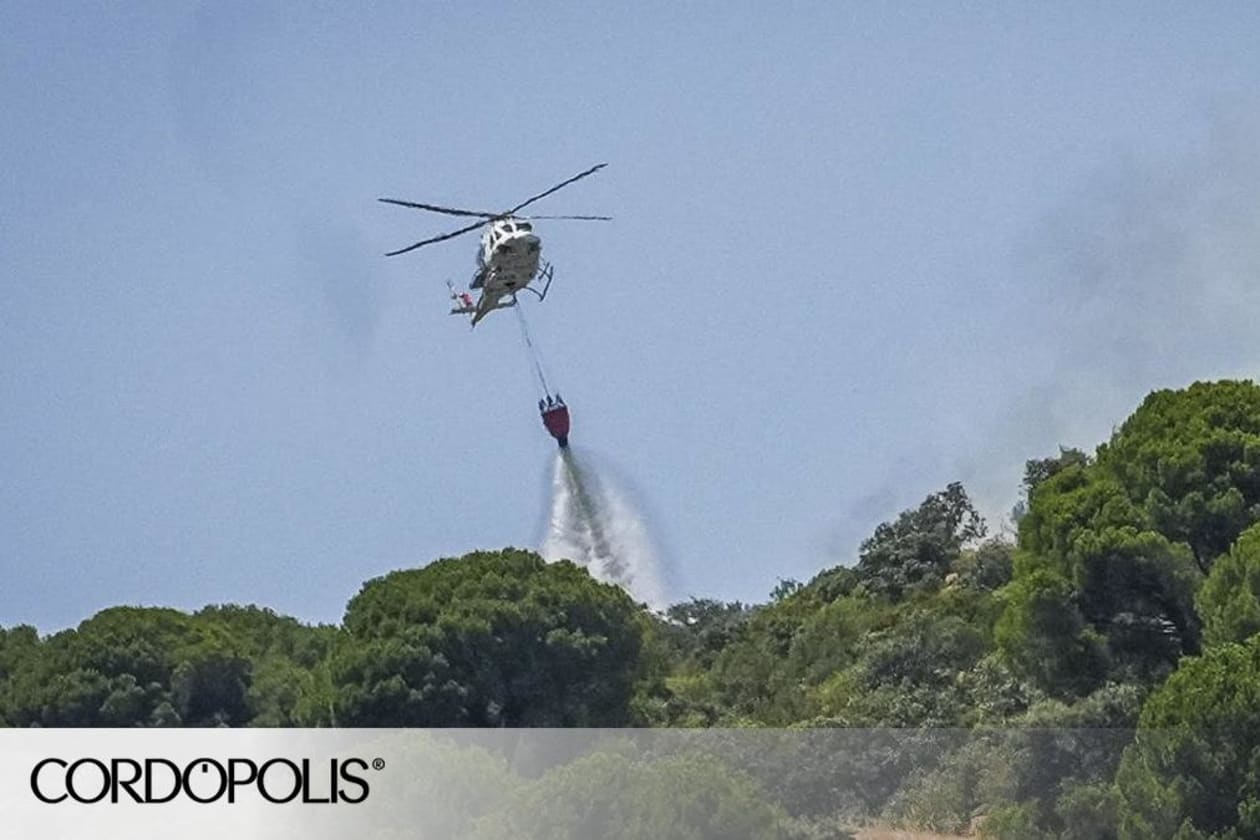 Incendio en la Sierra de Córdoba: Un camión de paja desata el caos