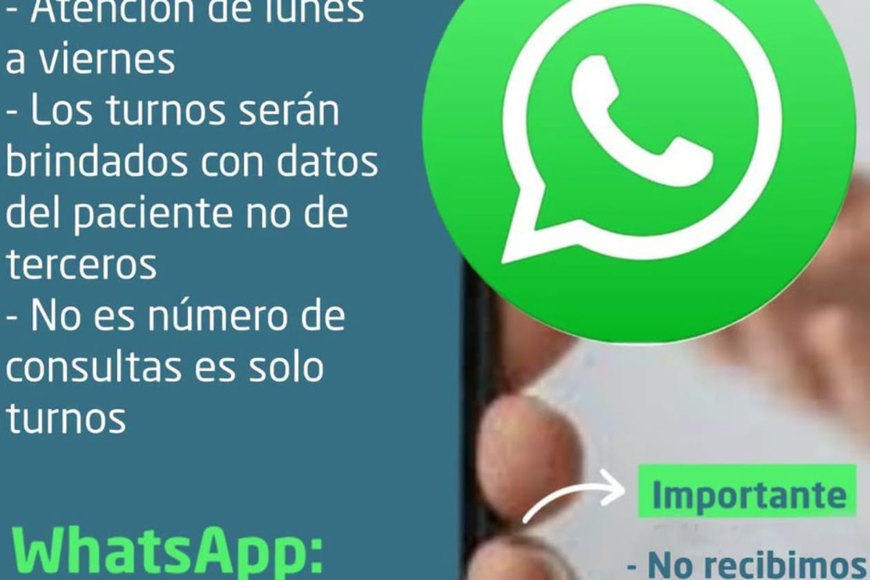 Hospital de Capilla del Monte habilita turnos médicos por WhatsApp