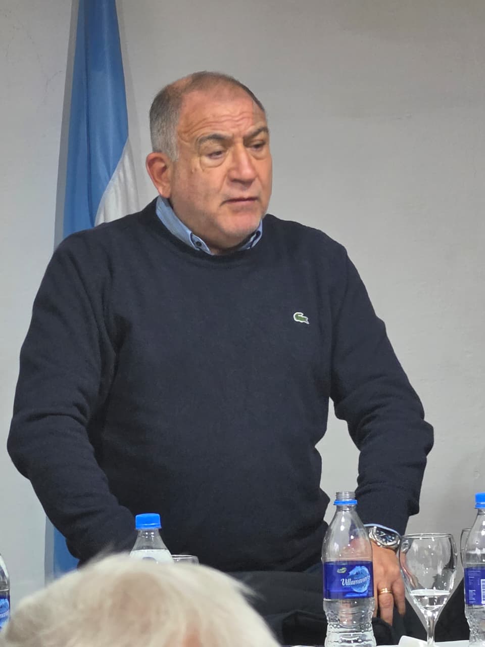 Luis Juez durante el encuentro del Frente Cívico en Capilla del Monte