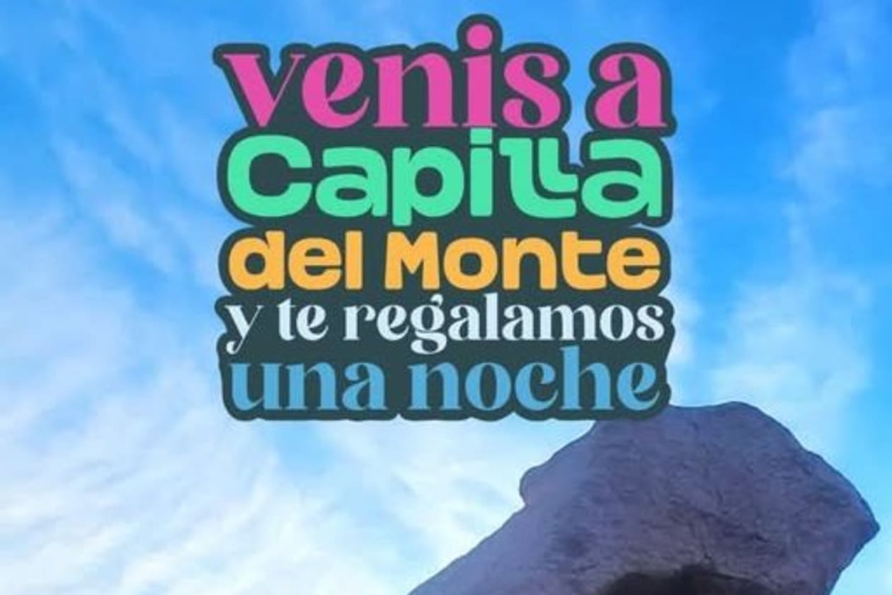 Capilla del Monte ofrece una noche gratis en su 6ª edición de promoción turística