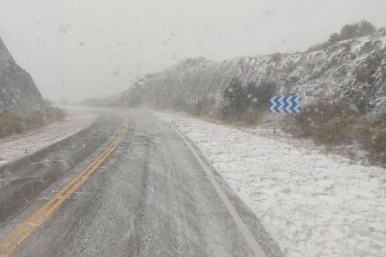 Las Altas Cumbres reciben las primeras nevadas del año