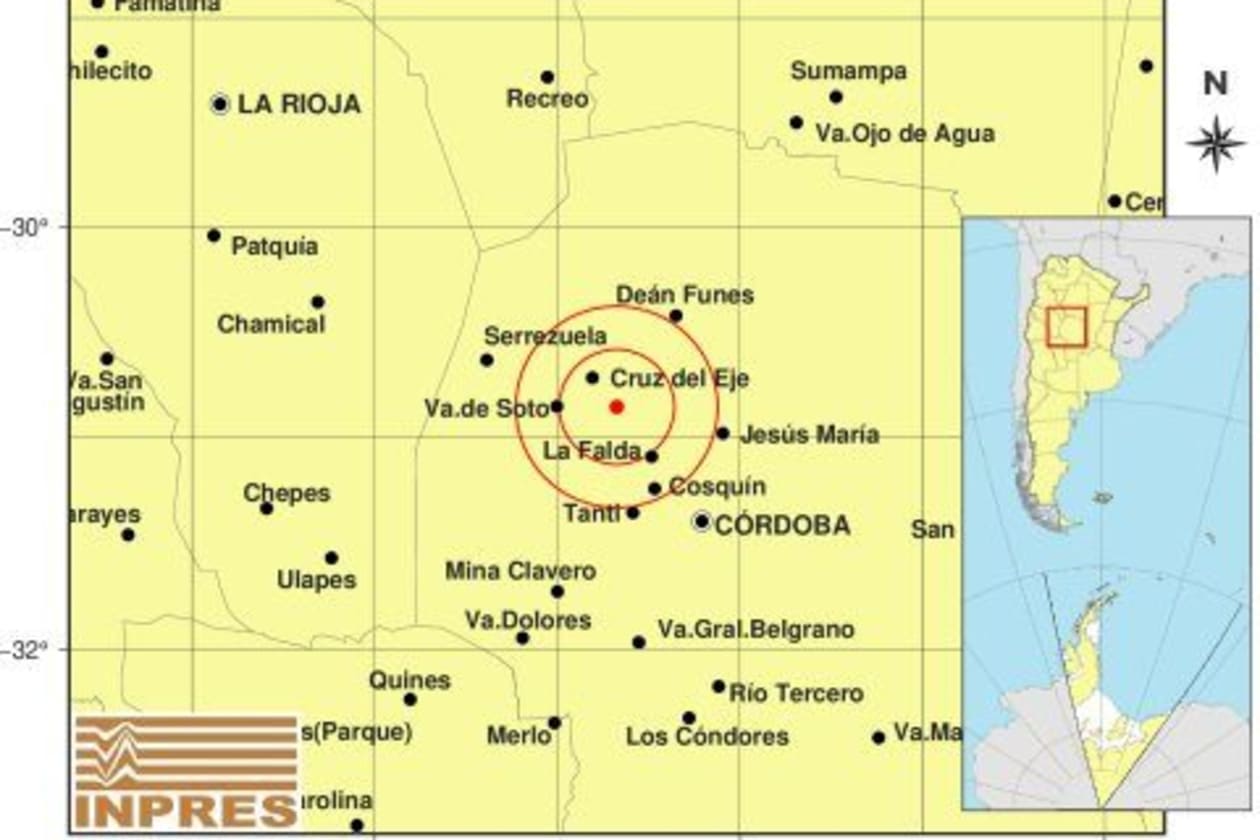 Temblor en las sierras: registraron un sismo de magnitud 2,5