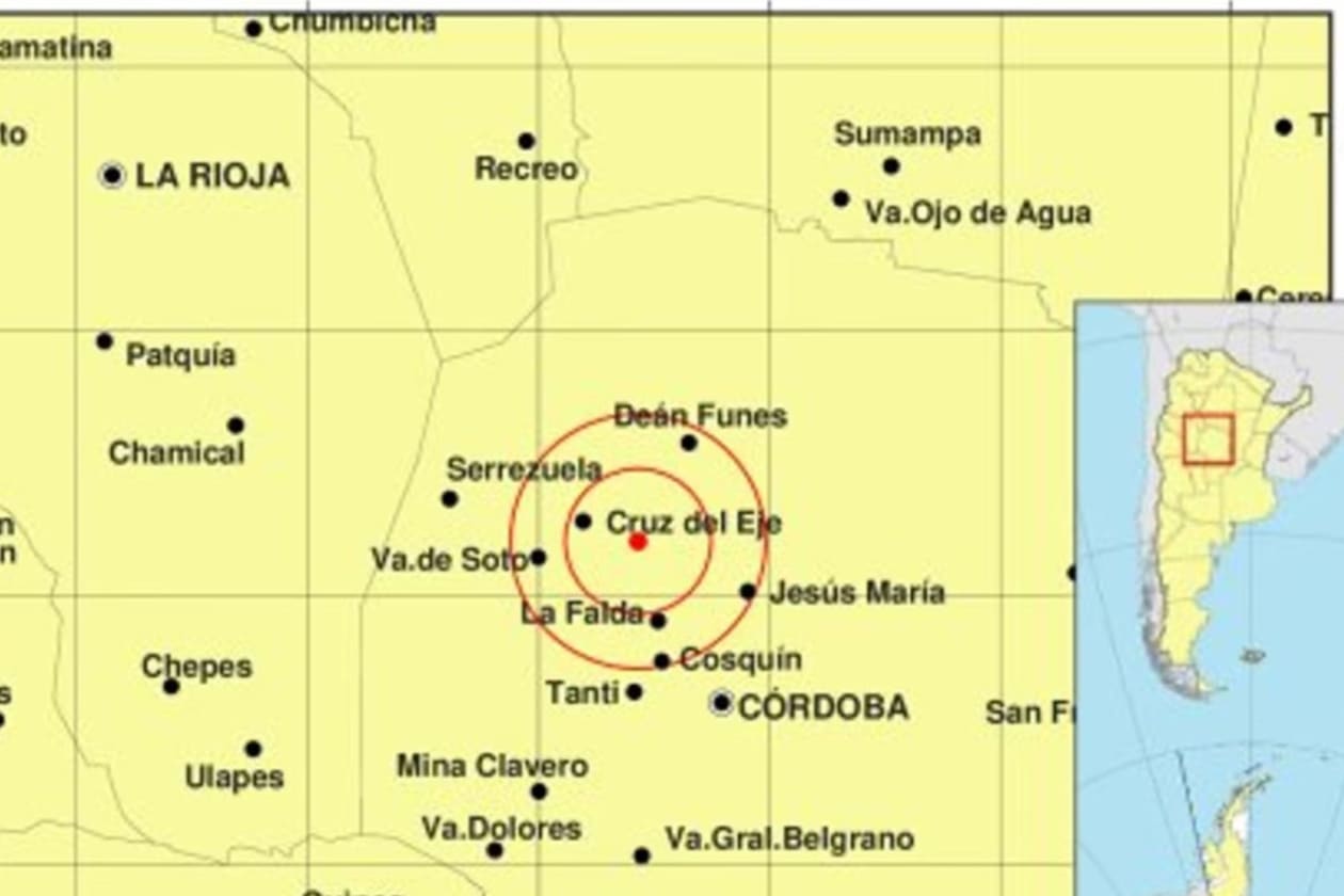 Sismo leve sacude el norte del Valle de Punilla