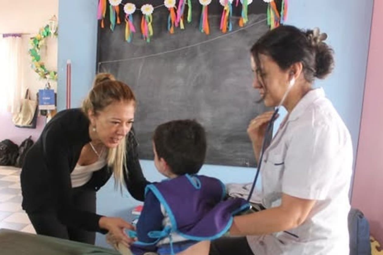 Exitosa jornada de control infantil en Capilla del Monte