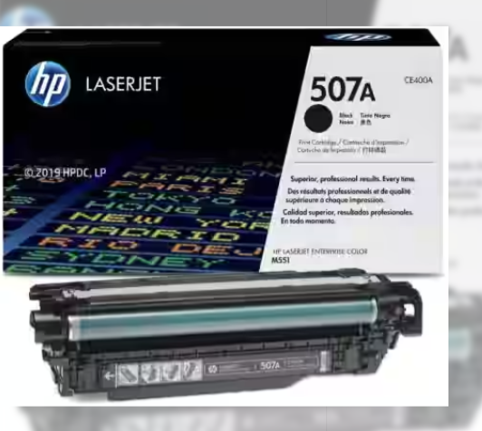 HP 507A Black Original LaserJet Toner Cartridge image 1