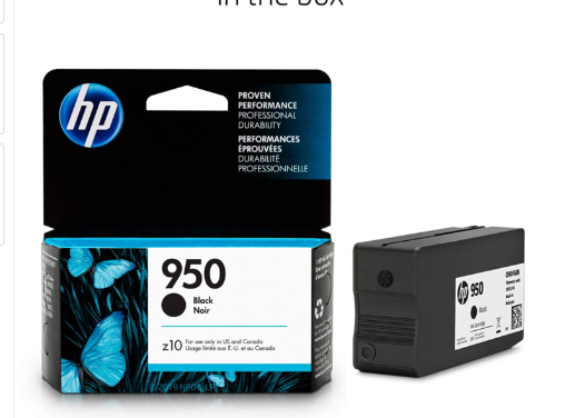 HP 950 Black Ink Cartridge for Colour Printing image 1