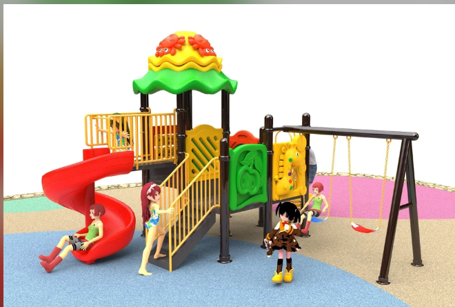 FRP Kids Multiplay Station for Outdoor Playgrounds image 1