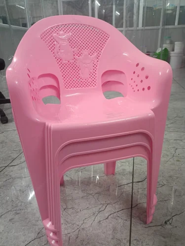Saboo Plastics Kids Virgin Plastic Chair with Armrests