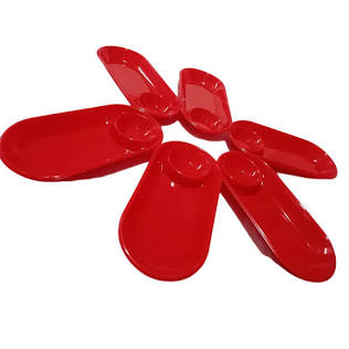 Oval Microwave Safe Plastic Catering Tray
