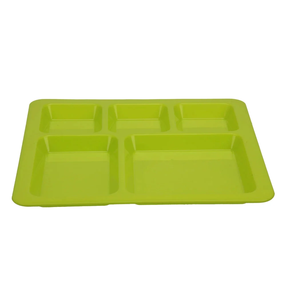 Saboo Plastics 4 Compartment Rectangular Acrylic Dosa Plate
